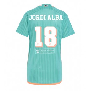 Inter Miami Jordi Alba #18 Rezervni Dres za Ženska 2024-25 Kratak Rukavima